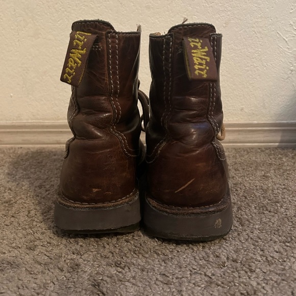 Dr. Martens Men’s Jasper Ankle Boots Leather Dark Brown Size 13 Outdoor Comfort - Picture 7 of 11